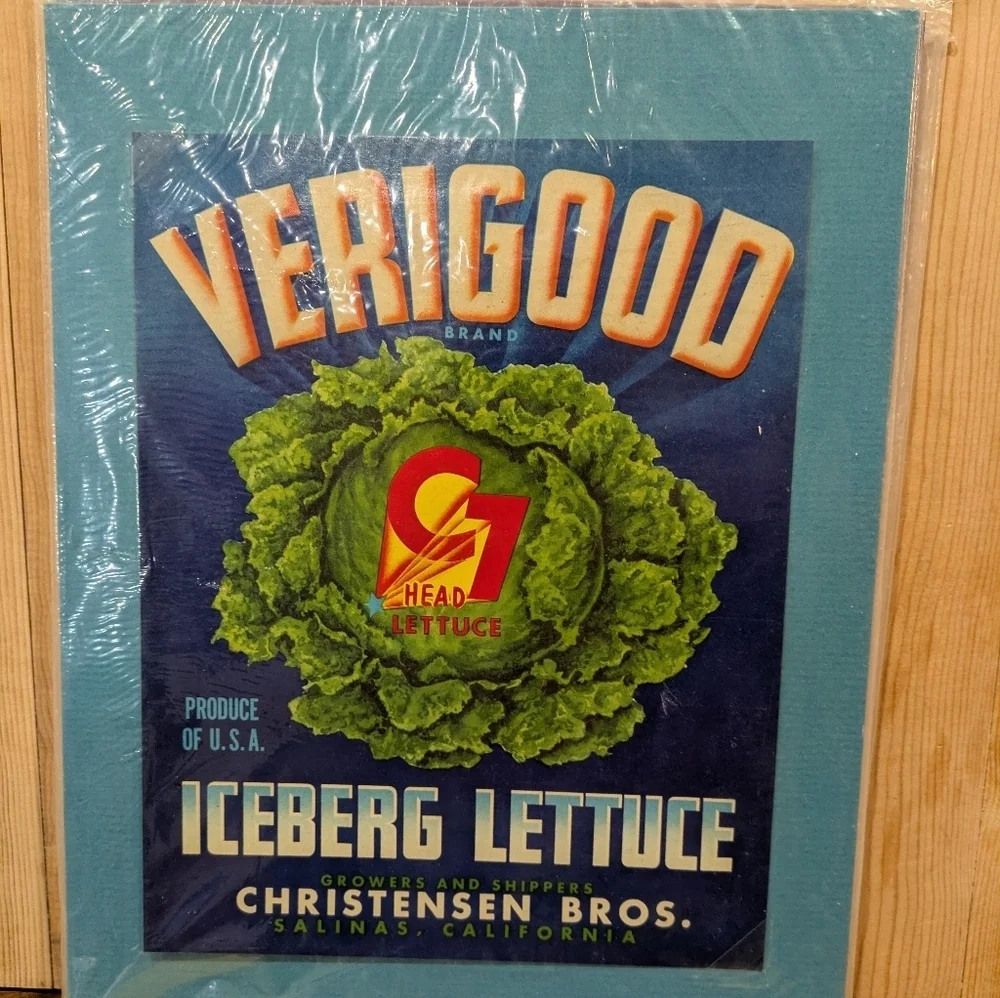 Daily Treat Iceberg Lettuce Vintage Poster 3 Posters 12x9